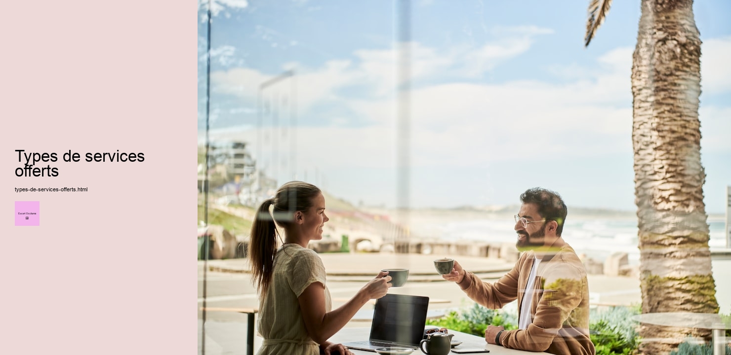Types de services offerts